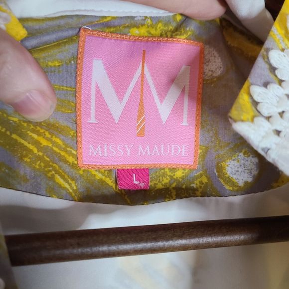 NWT Missy Maude Silk Blend Floral Tunic Womens Large - Picture 5 of 7